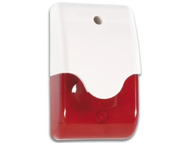 Velleman sirène + stroboscope rouge dans boîtier avec LED SV/PSL3R