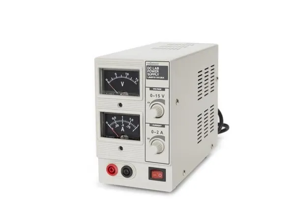 Alimentation de laboratoire 0-15V DC / 0-2A Analogique
