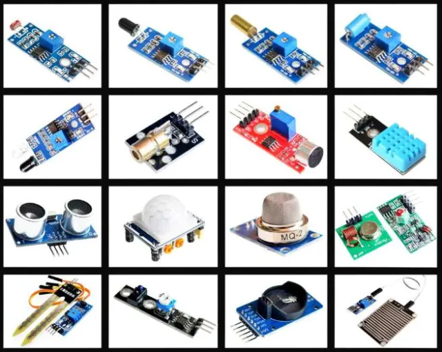 16 capteurs dans 1 ensemble pour Arduino