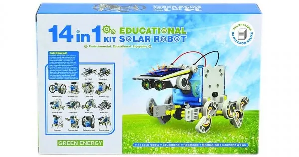 Kit éducatif de robot solaire 14 en 1