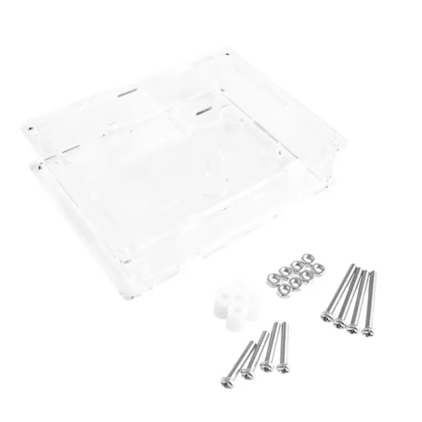 Boîtier en acrylique pour testeur de transistors LCR-T4 ESR - Transparent