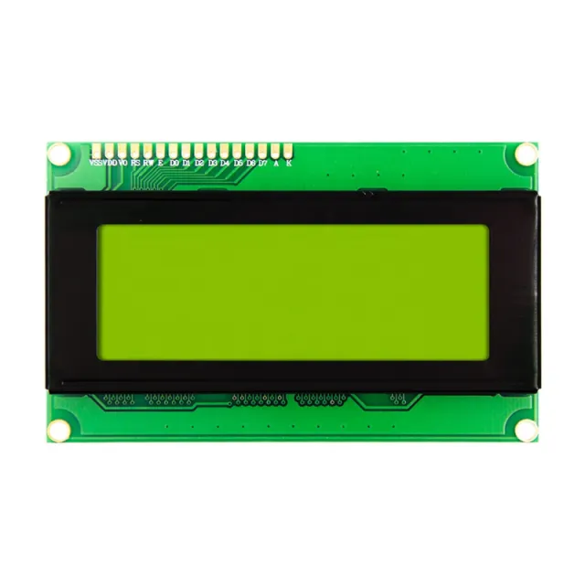 LCD 2004 5V rétroéclairage vert/jaune 20x4