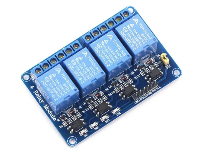 Module relais 5 V bas | 4 canaux