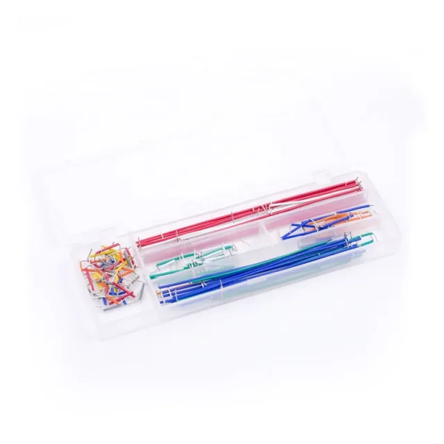 140 fils de connexion en forme de U pour breadboard avec boîtier de rangement