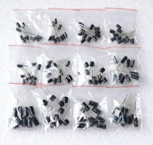 Assortiment de condensateurs de 120 pièces