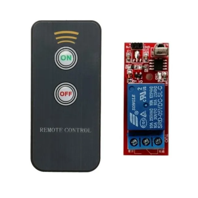 Module relais infrarouge 5V avec télécommande (pile incluse) - 1 canal