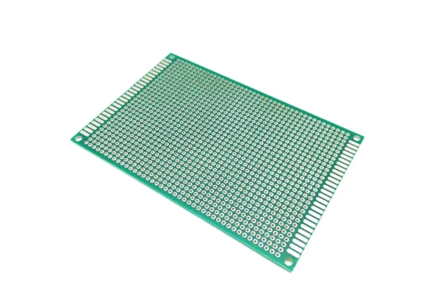 Plaque de prototypage expérimentale 8x12cm verte