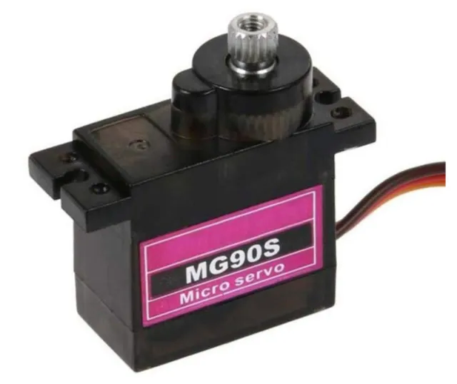 Servo MG90S Micro à engrenages métalliques 360 degrés