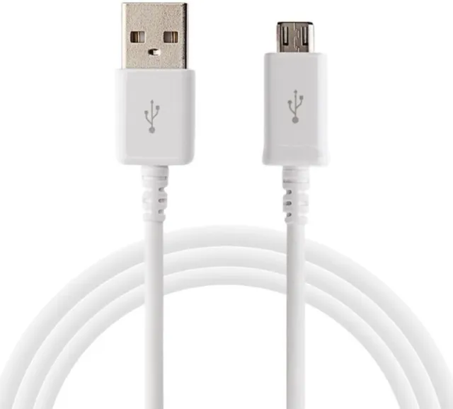 Câble USB-A vers Micro-USB 1 mètre Blanc
