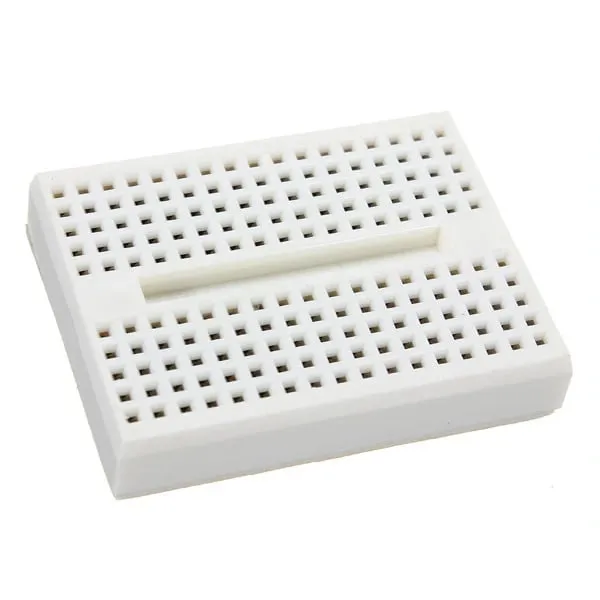 Mini breadboard 170 trous pour prototypage, blanc sans liaison