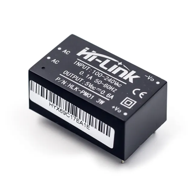 Module convertisseur HLK-PM01 de 220 VAC vers 5 V DC, 0,6 A