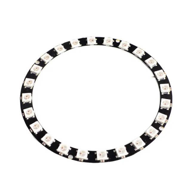 LEDs RGB 24 bits WS2812b circulaire ronde (Neopixel 5050)