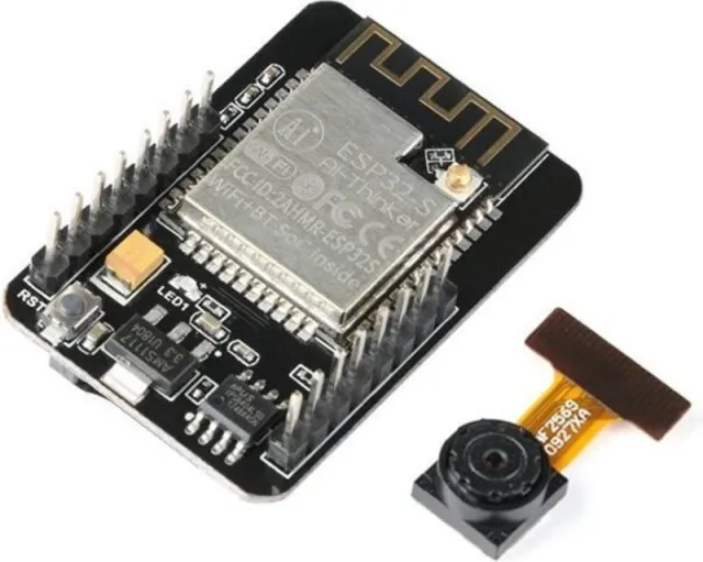 Carte de développement ESP32-CAM avec caméra, WiFi et Bluetooth