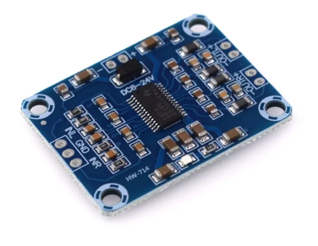 Module d'amplificateur audio numérique mini 2x15W 8-24V | TPA3110 | HW-714