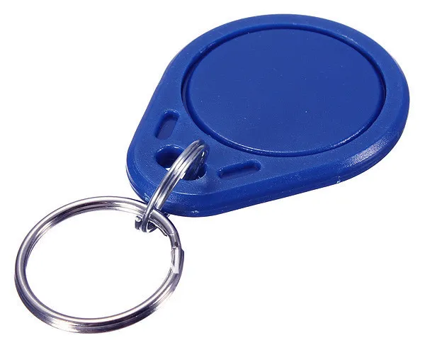 Bleu | Porte-clés RFID | 13,56 MHz | 1K S50 | Mifare Classic