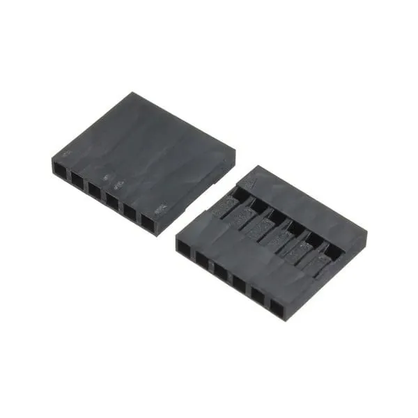 Connecteur de boîtier plastique Dupont 6P Pin 2.54mm