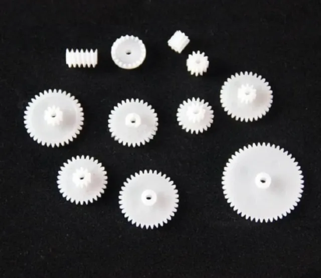 11 types d'engrenages différentiels en plastique pour DIY robotique