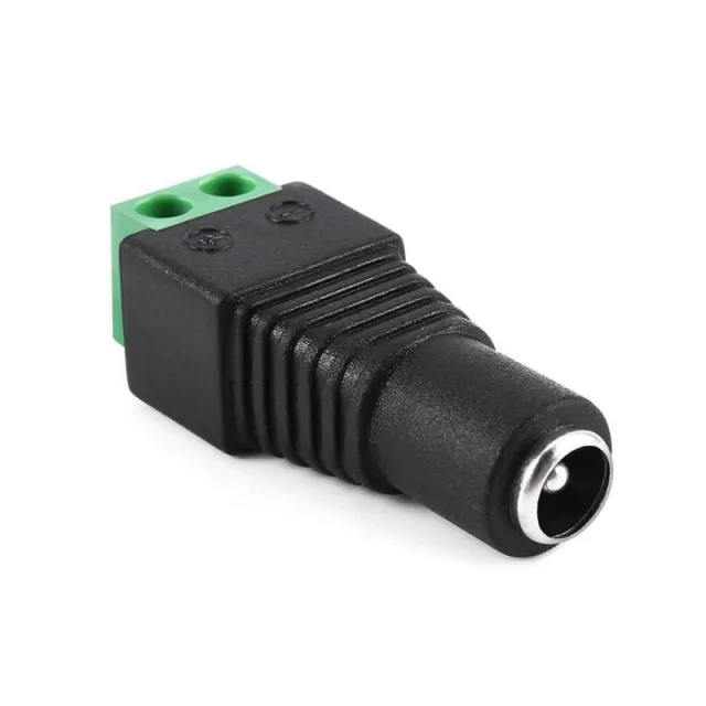 Prise jack femelle DC 5,5 mm vers bornier terminal