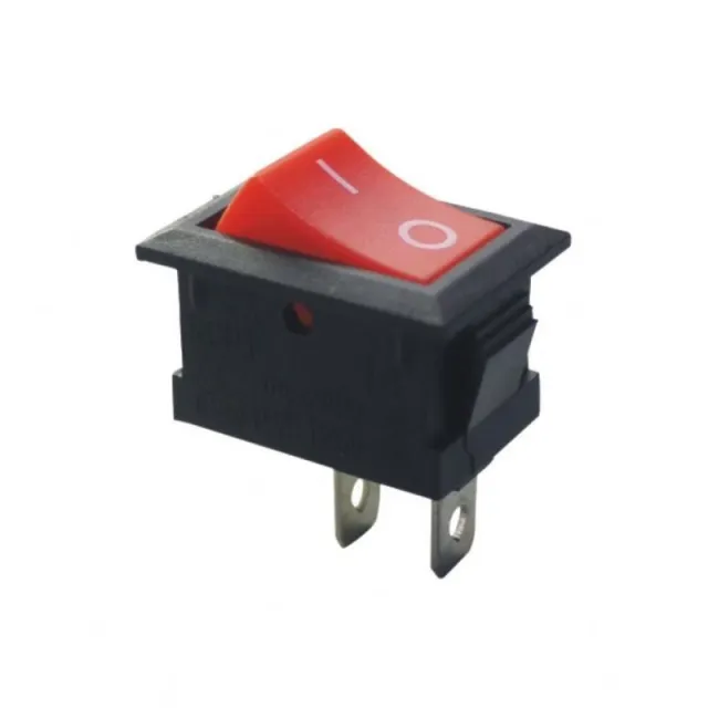 Interrupteur à bascule/ interrupteur à levier MARCHE/ARRÊT KCD1 - 6A/250V 2 broches