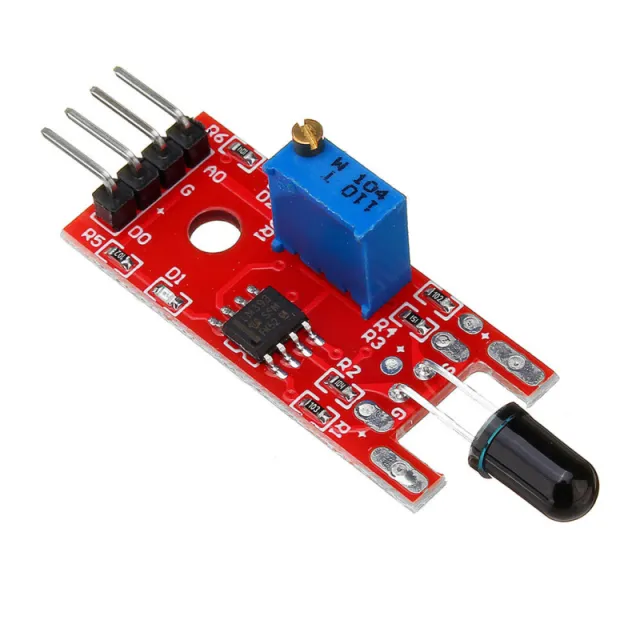 Module capteur de flamme infrarouge pour Arduino | ESP32 | ESP8266