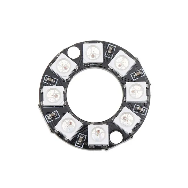 Anneau circulaire de LEDs RGB 8 bits WS2812b (Neopixel)