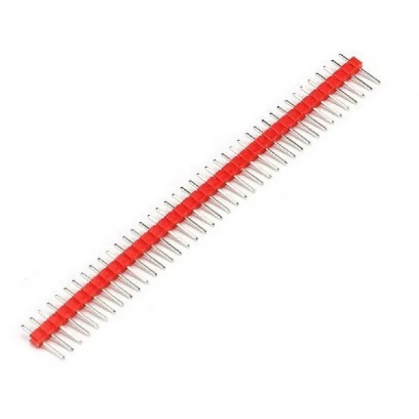 Connecteur mâle 40 broches 2,54 mm rouge