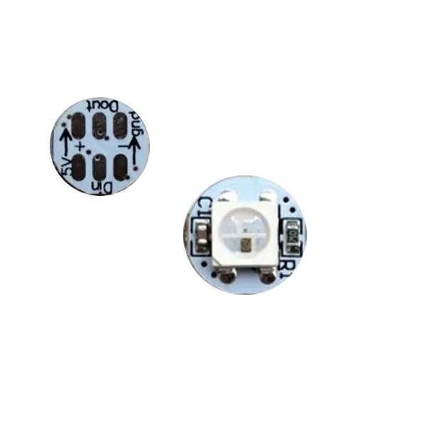 LED avec puce WS2812B sur mini PCB