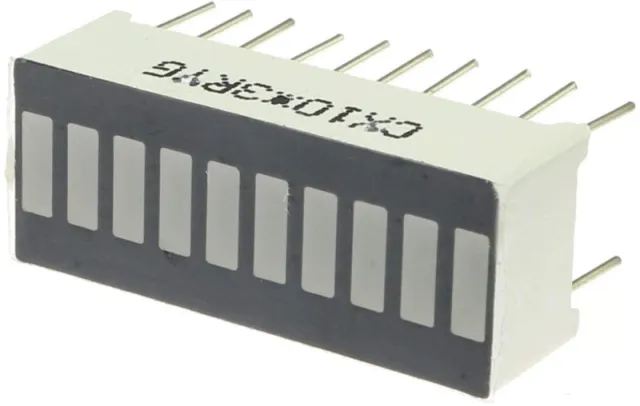 Barre LED 10 segments blanche