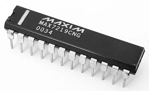 Pilote d’affichage LED MAX7219CNG, circuit intégré DIP24