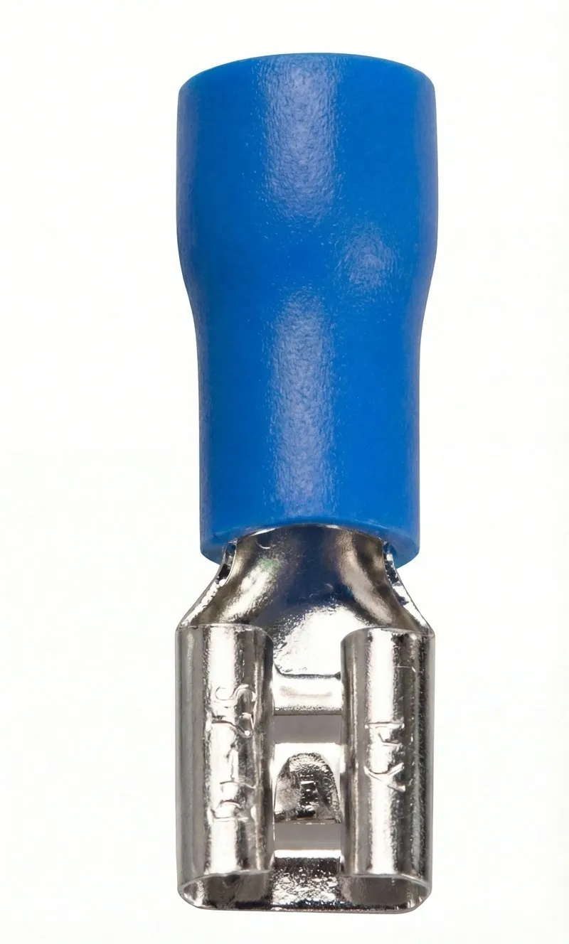 Cosse femelle isolée 6,3 mm – Bleu