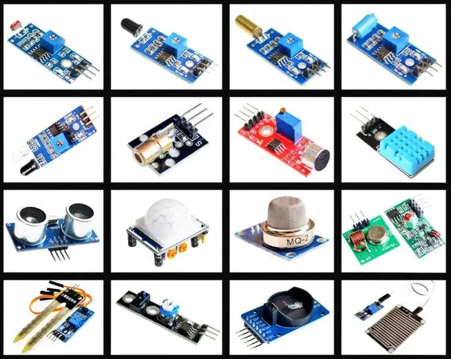 16 capteurs dans 1 ensemble pour Arduino