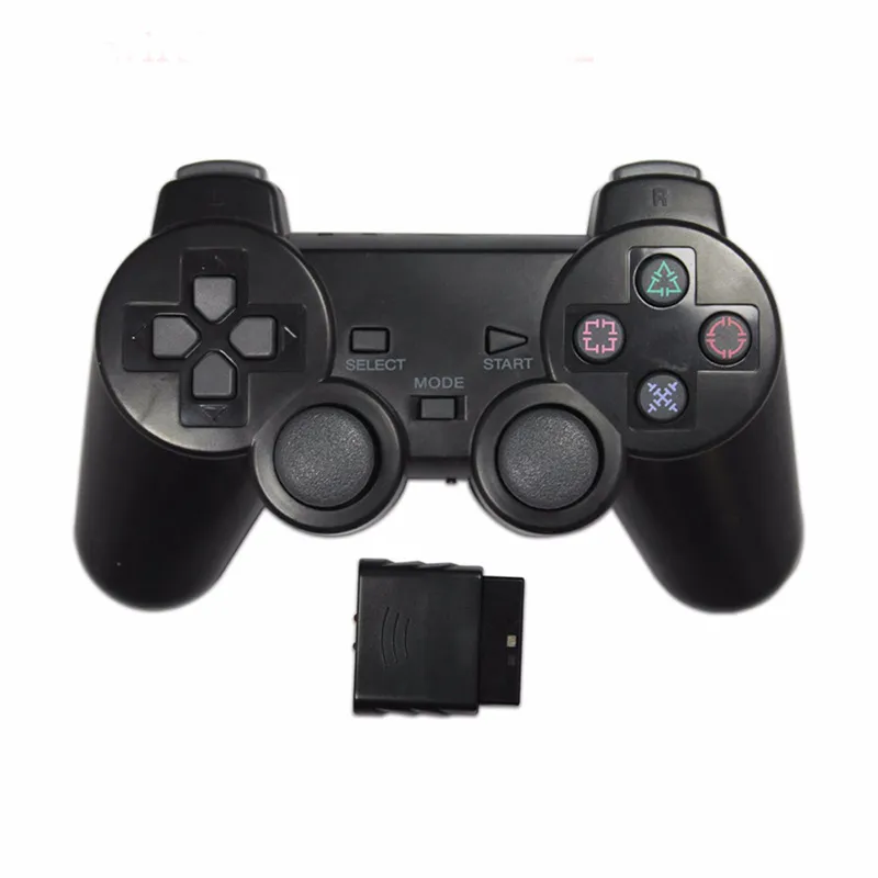 Manette de jeu sans fil PS2 2.4Ghz incl. récepteur
