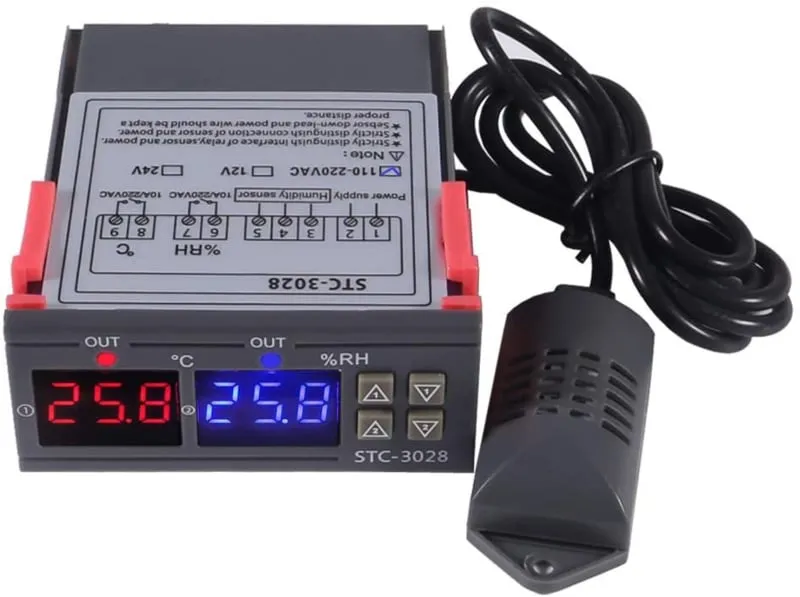 Relais réglable STC-3028 220V pour la température et l’humidité de l’air