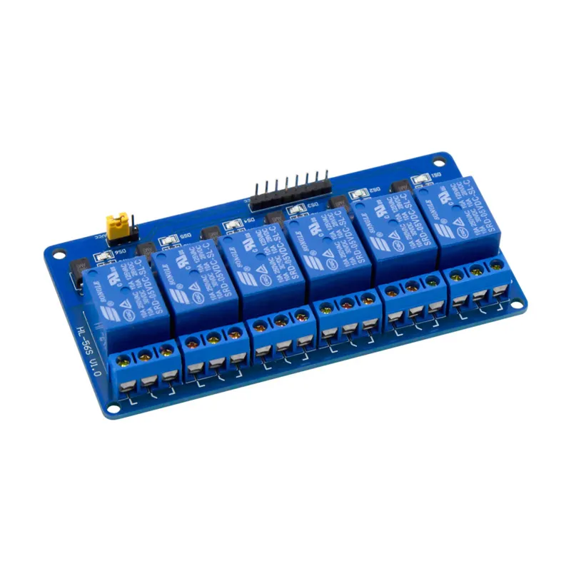 Module relais 5 V bas niveau | 6 canaux