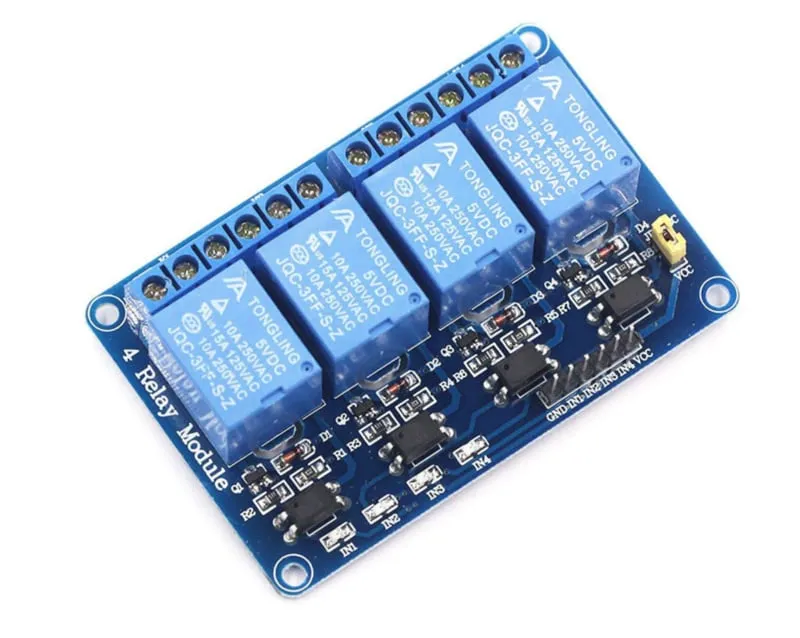 Module relais 5 V bas | 4 canaux