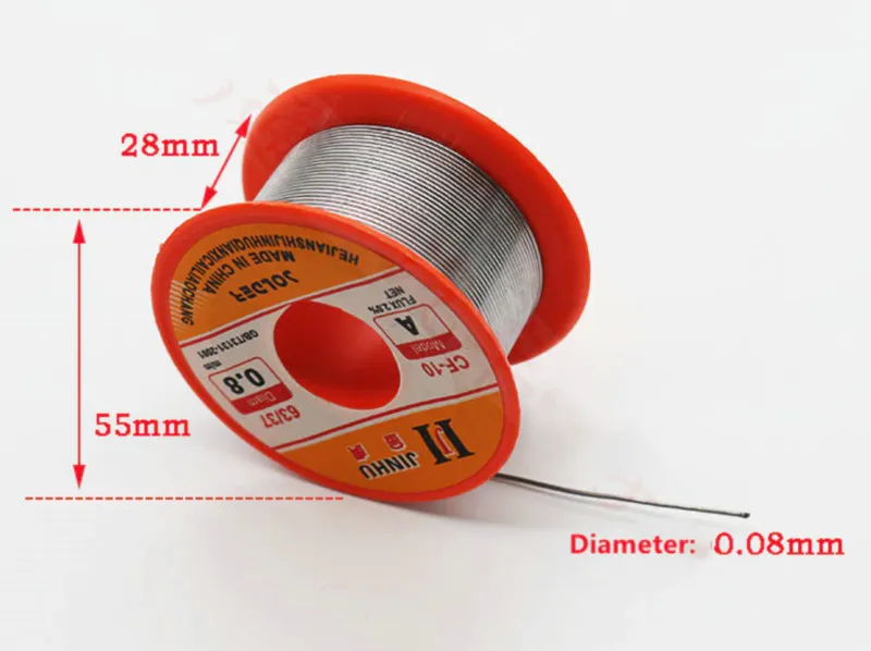 Étain à souder 50 g 0,8 mm