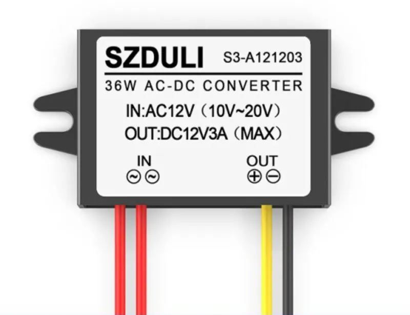Convertisseur 12 V-20 V AC vers 12 V DC 3 A