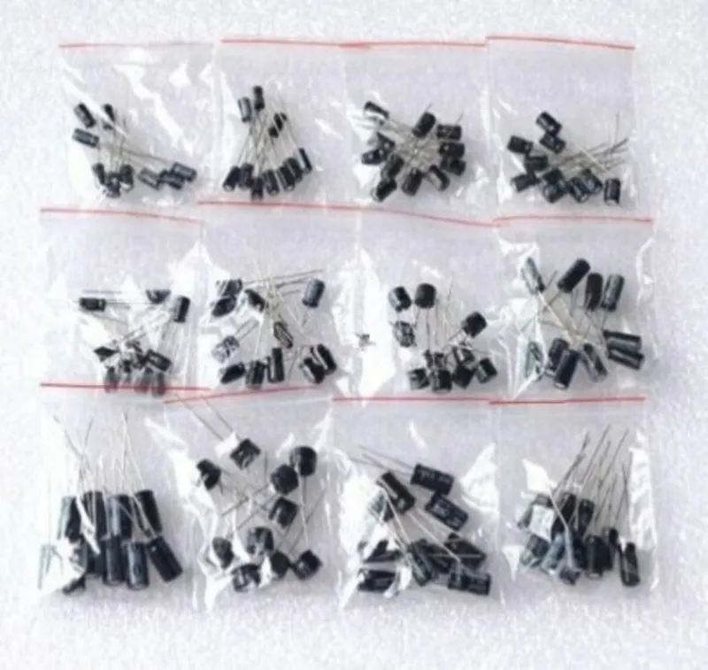 Assortiment de condensateurs de 120 pièces