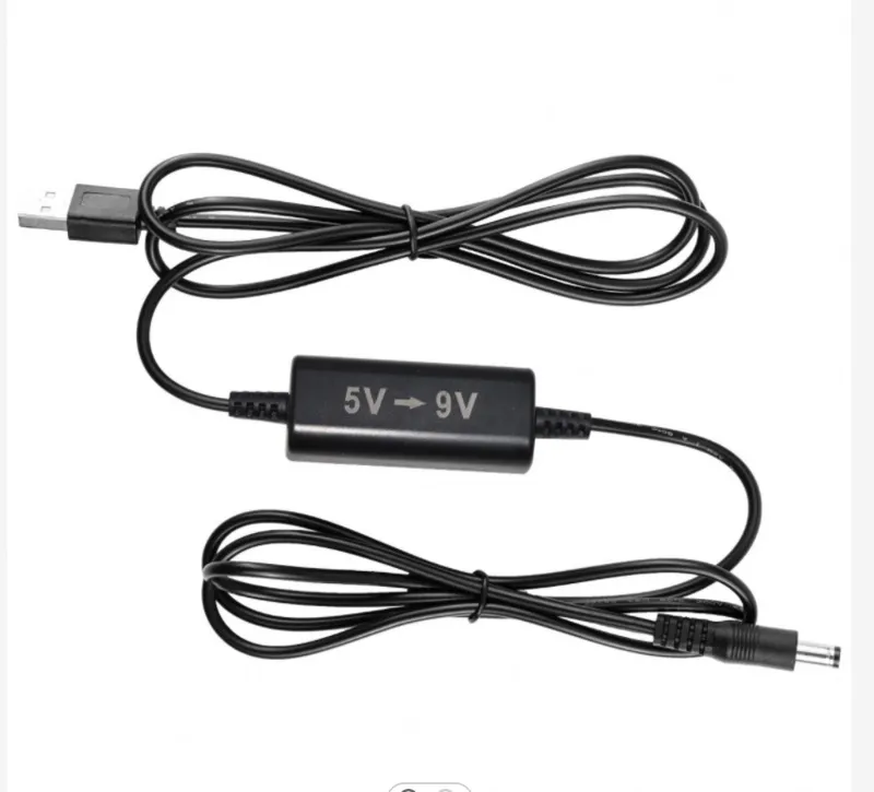 Câble USB Step Up de 5V à 9V
