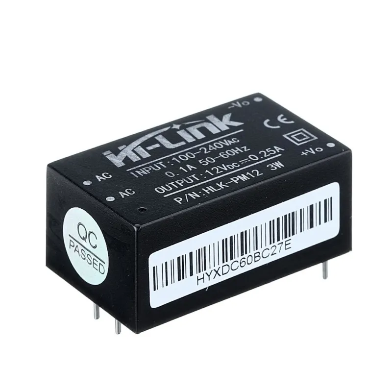 Module convertisseur 220VAC vers 12VDC 0,25A HLK-PM12