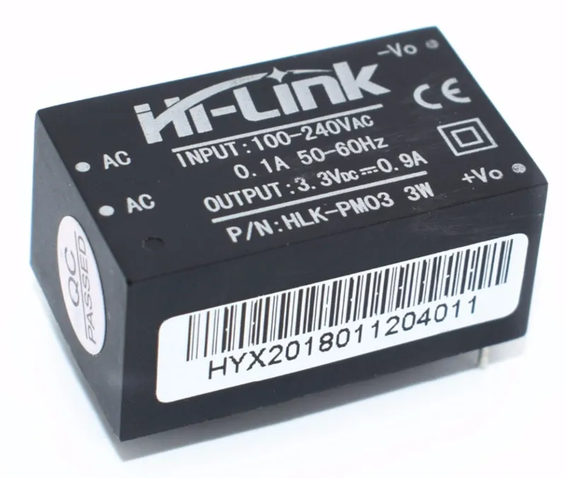 Module convertisseur 220VAC vers 3,3VDC 1A HLK-PM03
