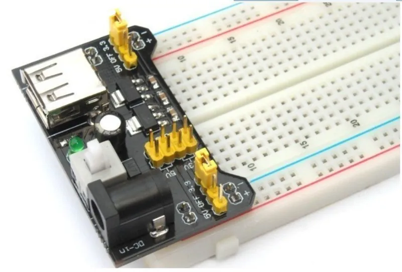 Convertisseur d’alimentation pour breadboard vers 3,3 V et 5 V