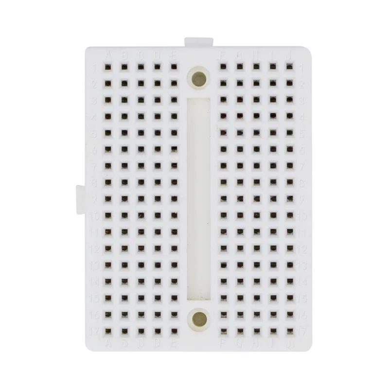 Mini breadboard 170 trous pour prototypage Blanc (connect)