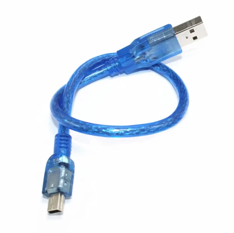 Câble USB-A vers Mini-USB de 0,3 mètre (pour Arduino Nano)