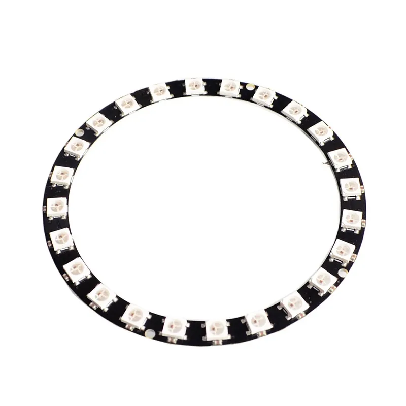 LEDs RGB 24 bits WS2812b circulaire ronde (Neopixel 5050)
