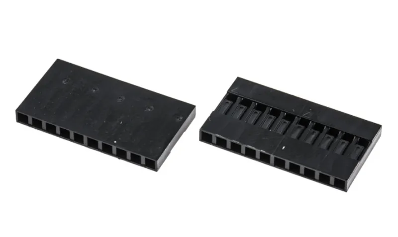 Boîtier plastique Dupont 10P Connecteur de broches 2.54mm