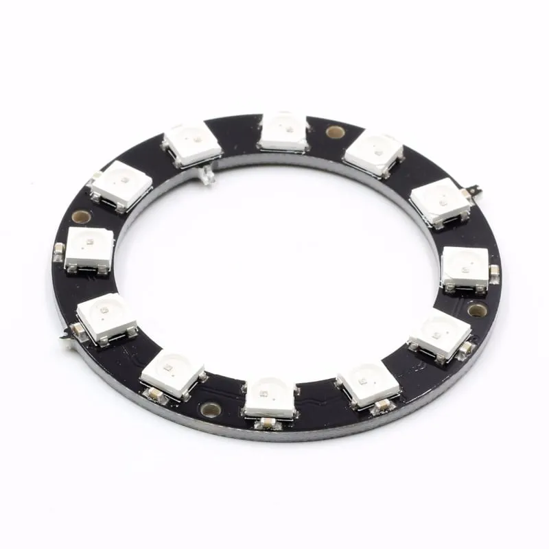 LED RGB 12 bits WS2812b circulaire ronde (Neopixel)