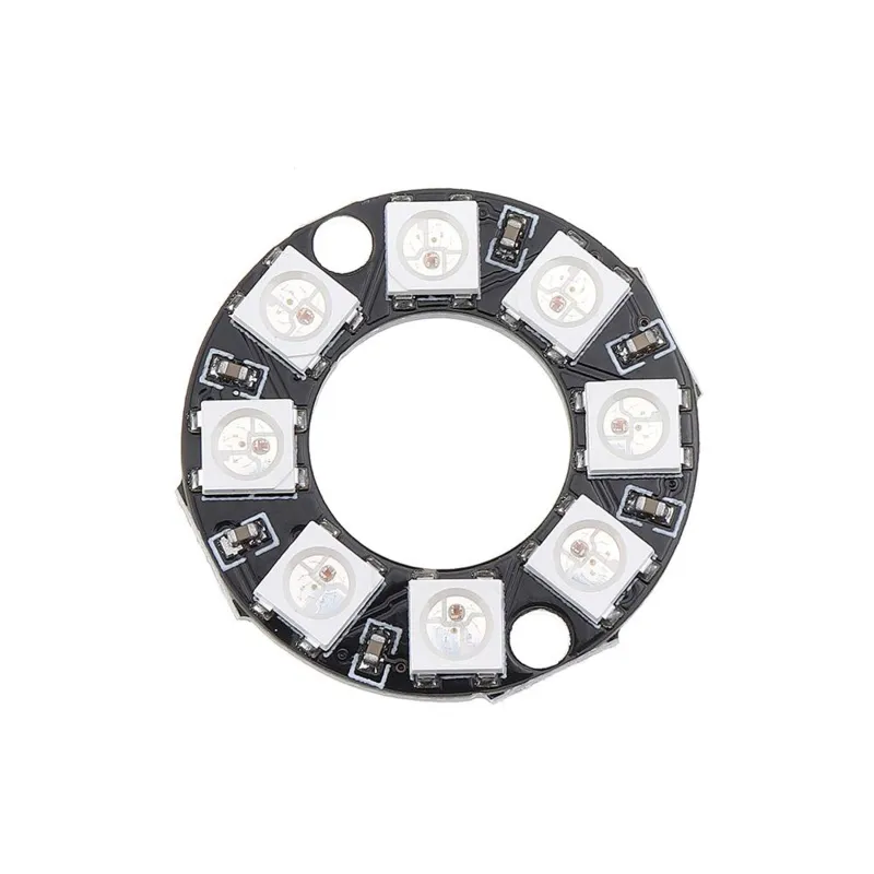 Anneau circulaire de LEDs RGB 8 bits WS2812b (Neopixel)