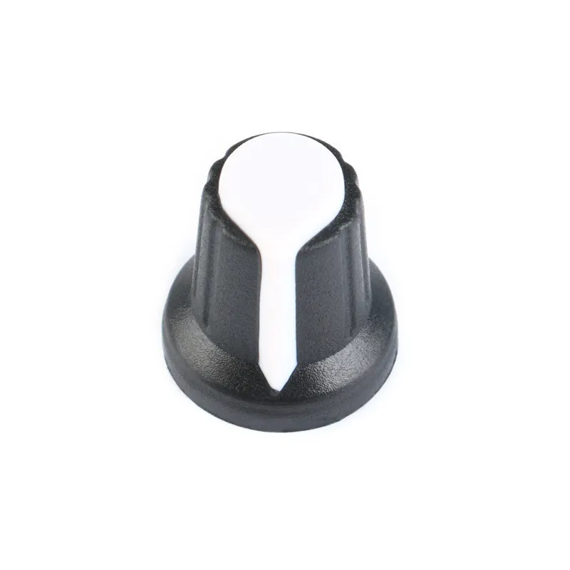 Bouton pour potentiomètre Blanc 15mm 17mm